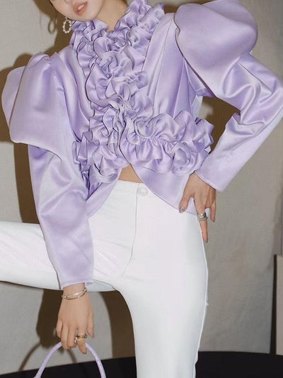 Amanda Ruffle Blouse