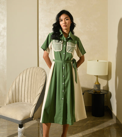 Retro Midi Dress