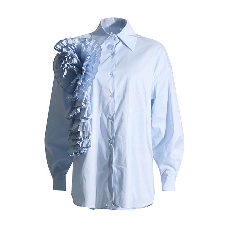 Rosette Shirt Blue