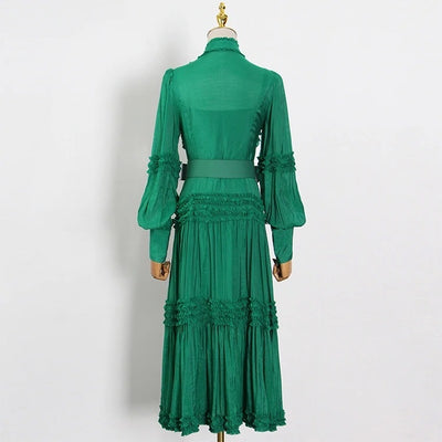 Frilled Maxi Dress