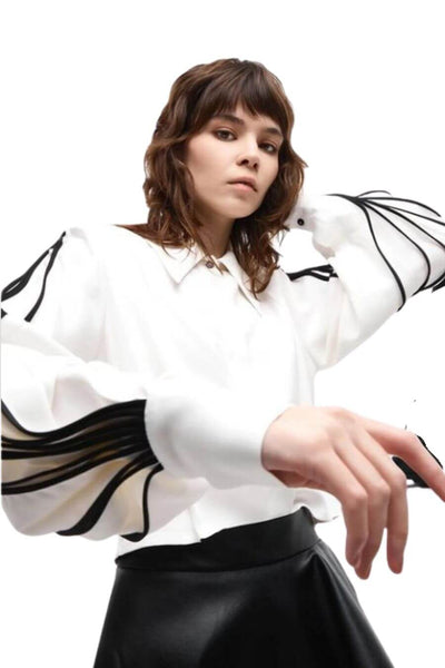 Contrast White Shirt
