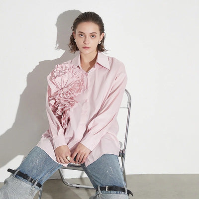Rosette Shirt Pink