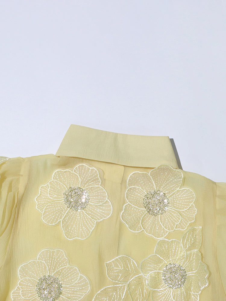 Daphne Shirt - Lemon