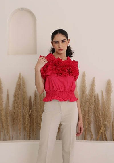 Ruffle Flora Blouse