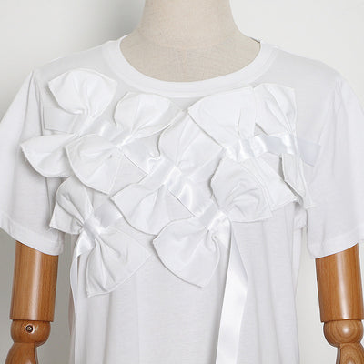 Bow T-shirt - White
