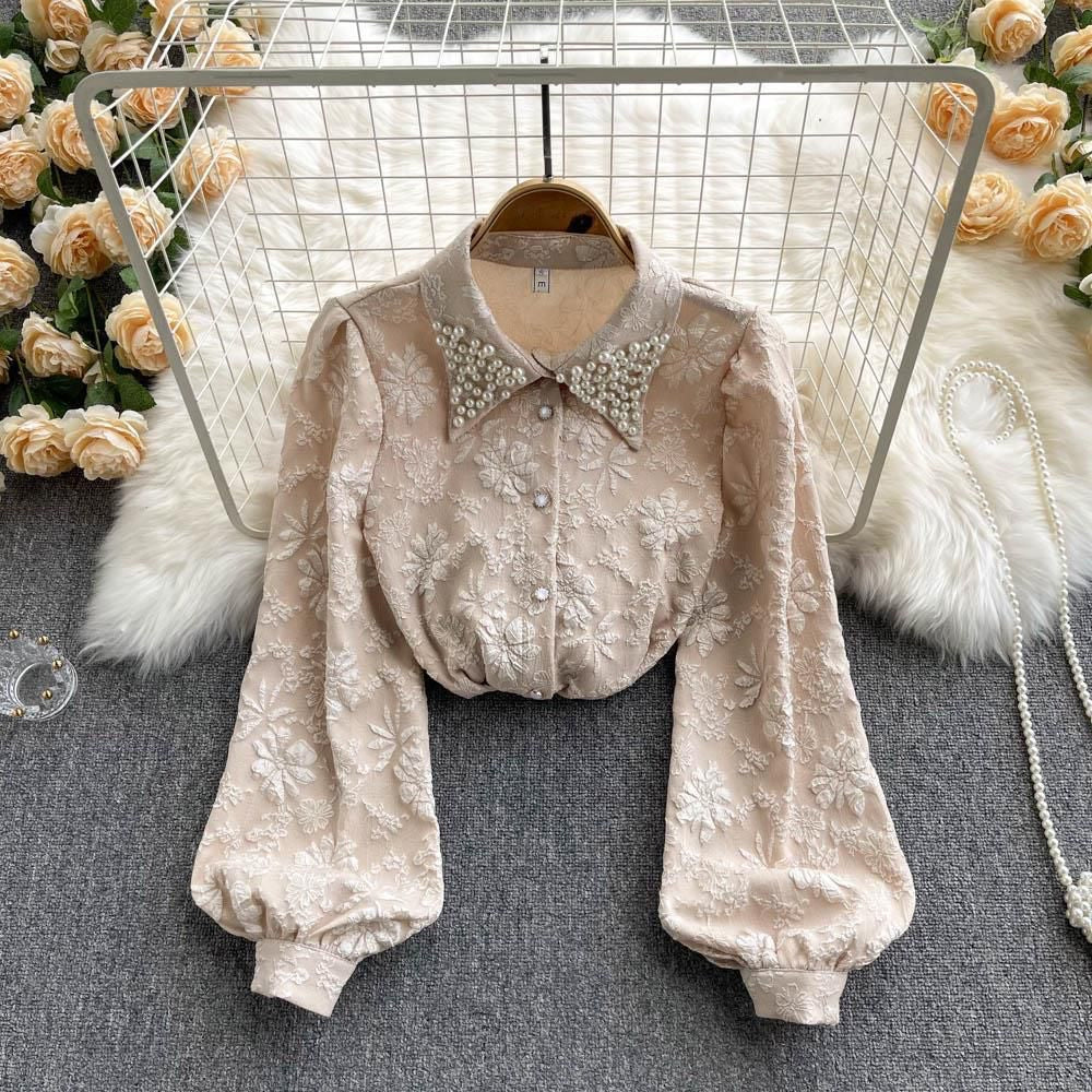Pearl Jacquard Blouse