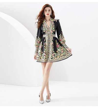 Flora Skater Dress