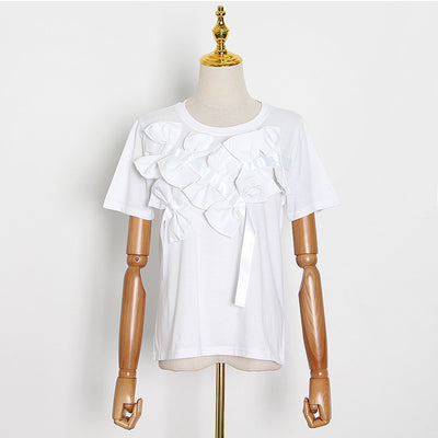 Bow T-shirt - White