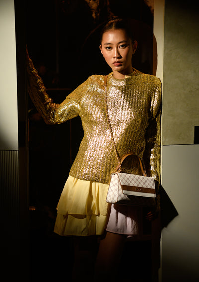 Gold Foil Sweater