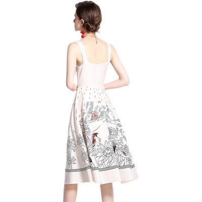 Printed Skater Dress