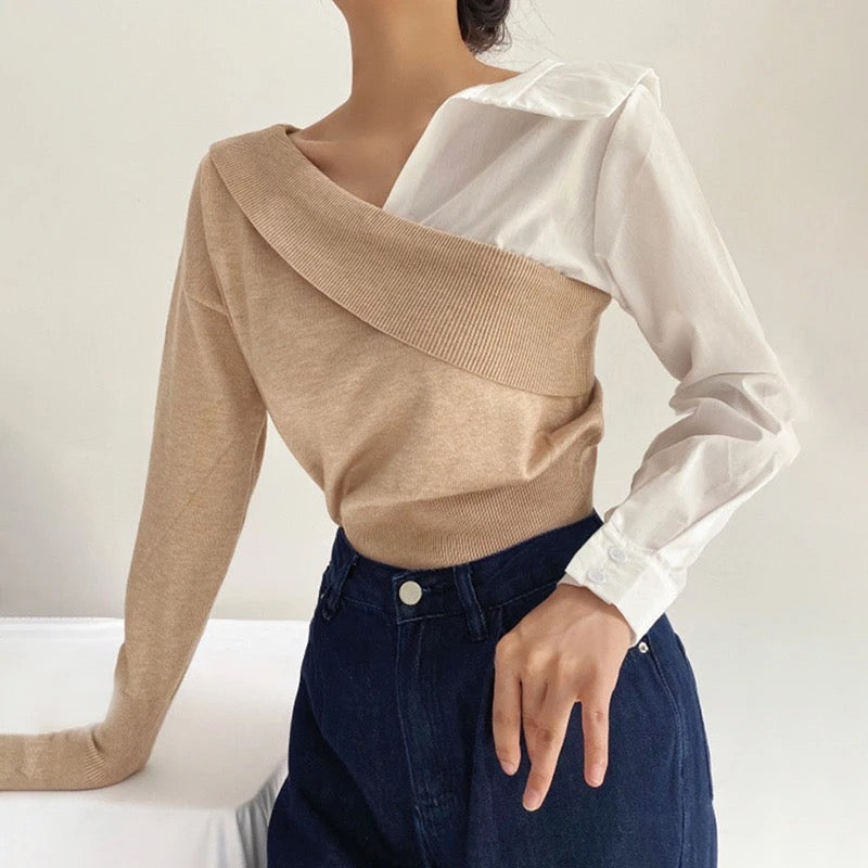 Faux Pullover Shirt