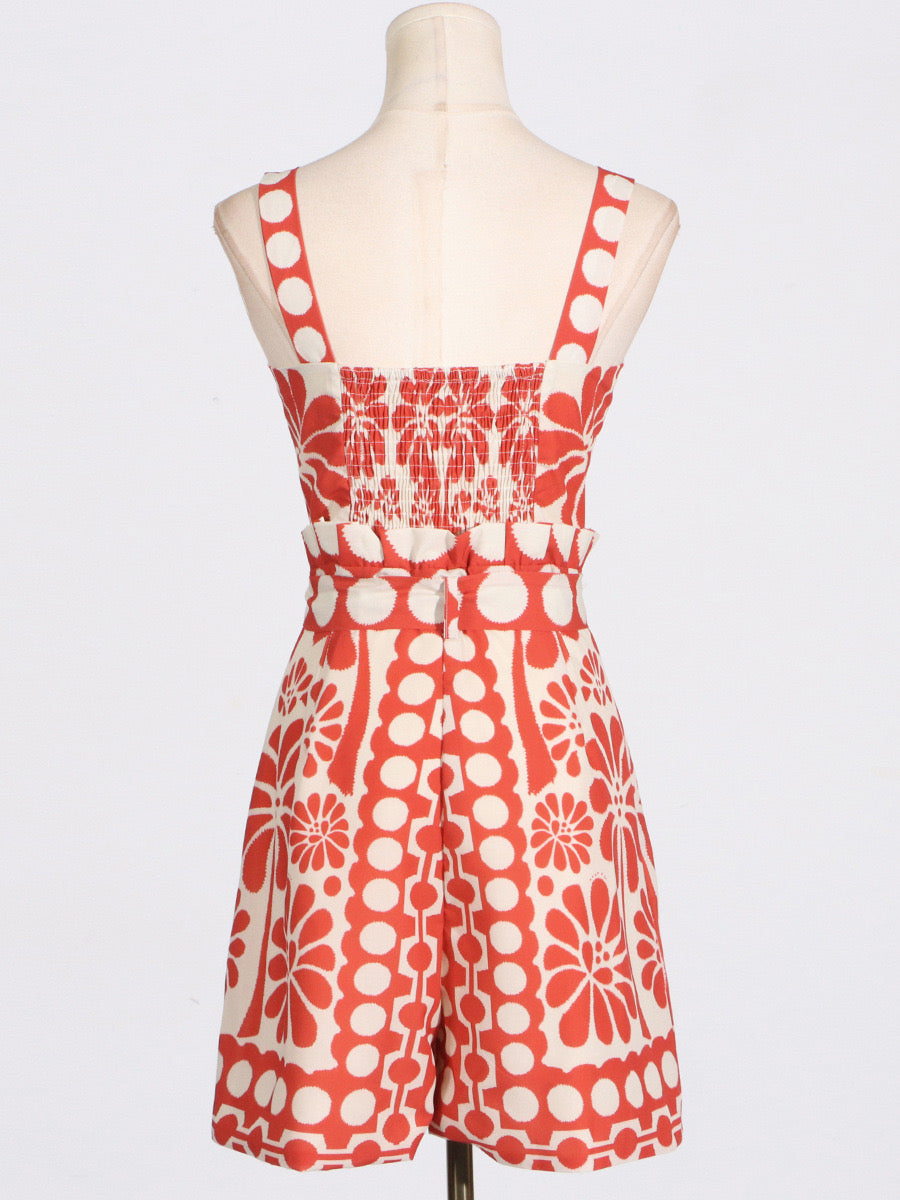 Palermo Romper - Red
