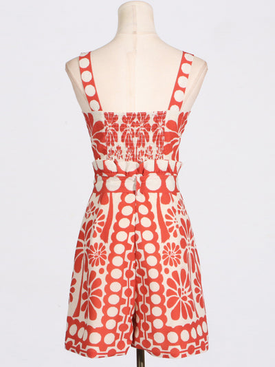 Palermo Romper - Red