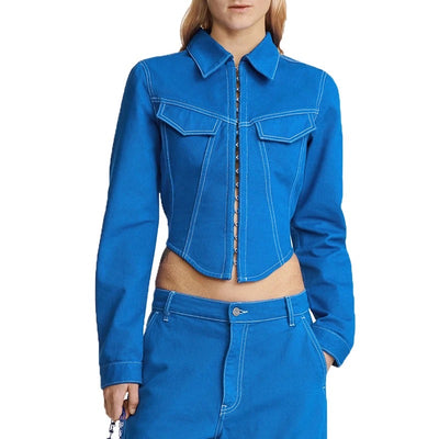 Denim Corset Shirt