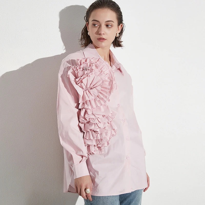 Rosette Shirt Pink