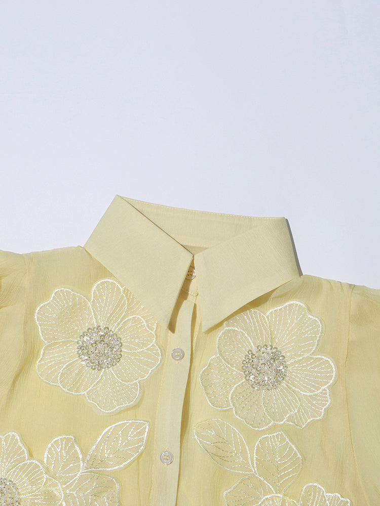 Daphne Shirt - Lemon