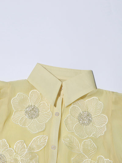 Daphne Shirt - Lemon