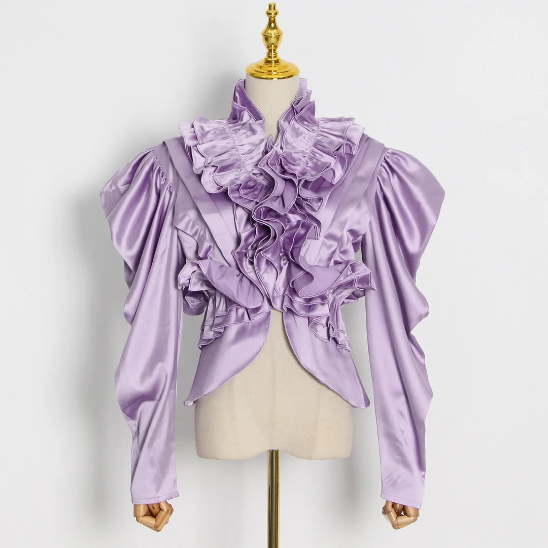 Amanda Ruffle Blouse