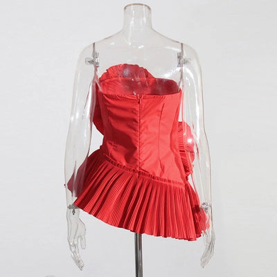 Flores Peplum Top