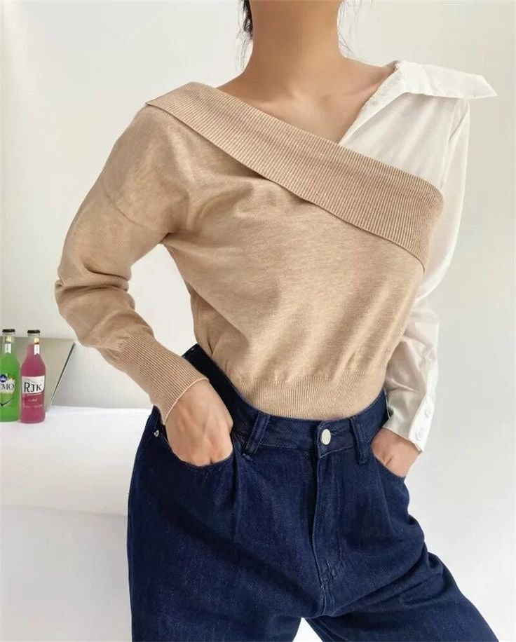 Faux Pullover Shirt