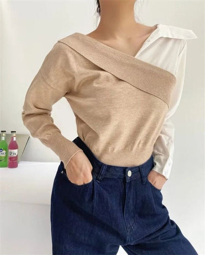 Faux Pullover Shirt