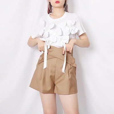Bow T-shirt - White
