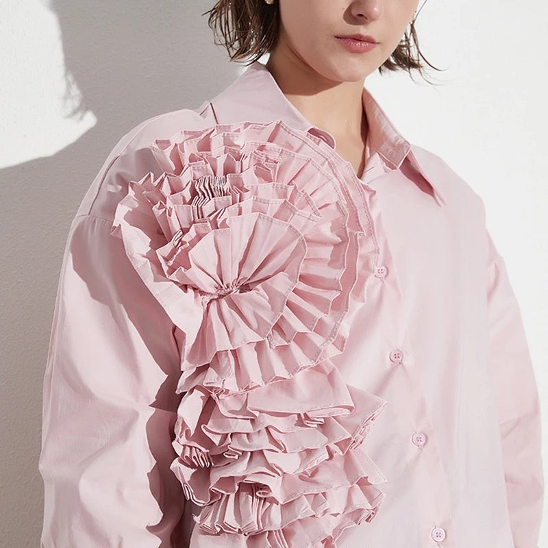 Rosette Shirt Pink