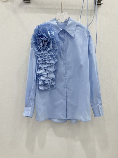 Rosette Shirt Blue