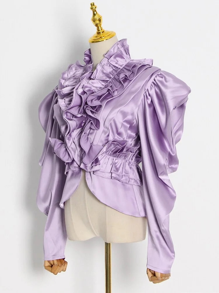Amanda Ruffle Blouse