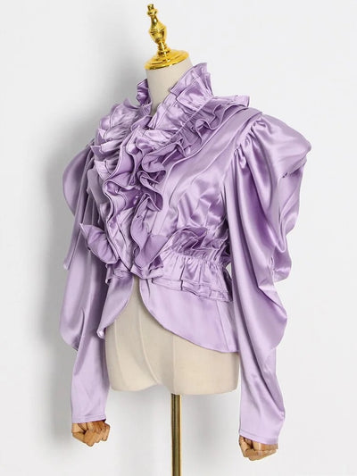 Amanda Ruffle Blouse