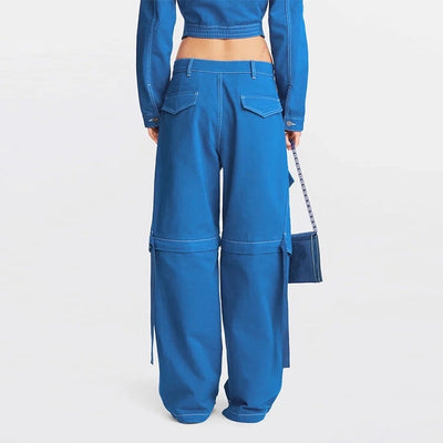 Baggy Pocket Style Denim Pant