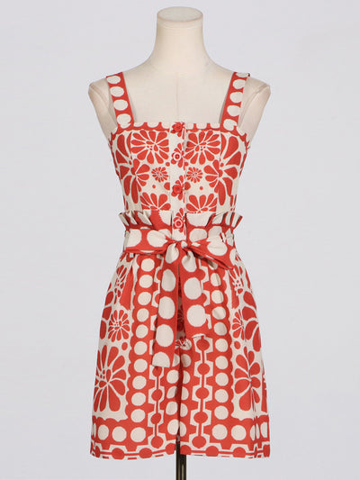 Palermo Romper - Red