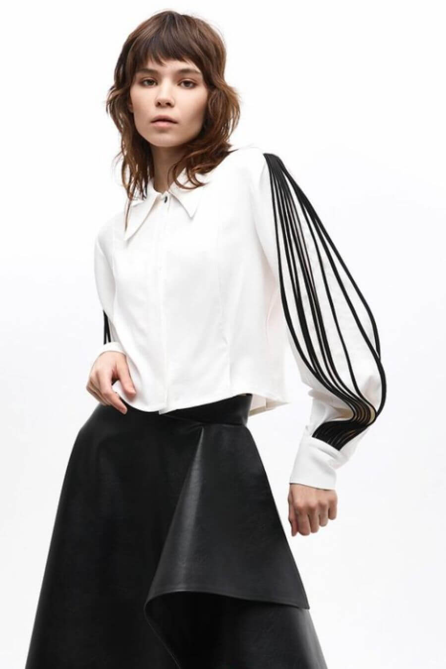 Contrast White Shirt