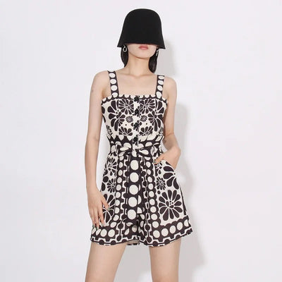 Palermo Romper - Black