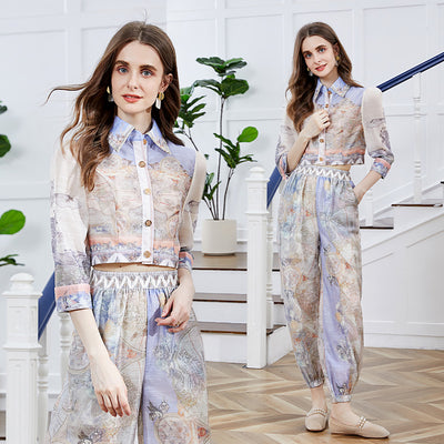Lilac Dreamy Print Set