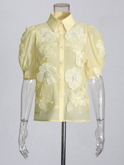 Daphne Shirt - Lemon