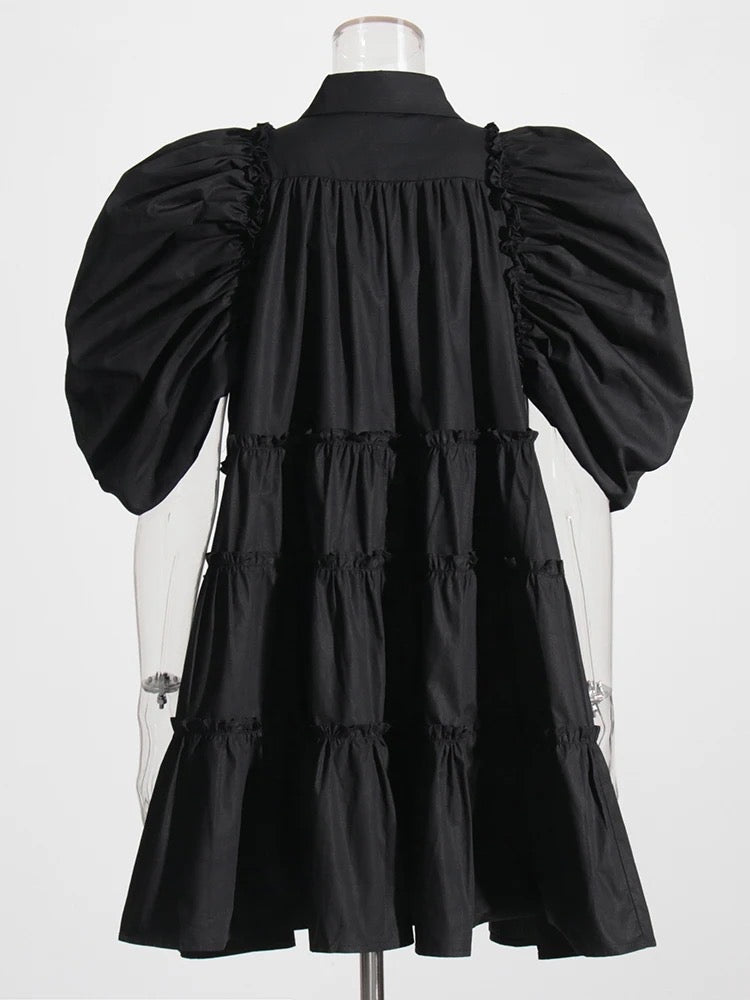 Cecilie Mini Dress - Black