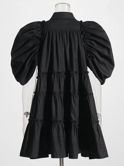 Cecilie Mini Dress - Black