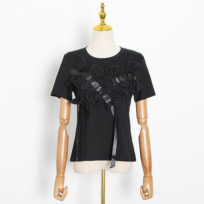 Bow T-shirt - Black