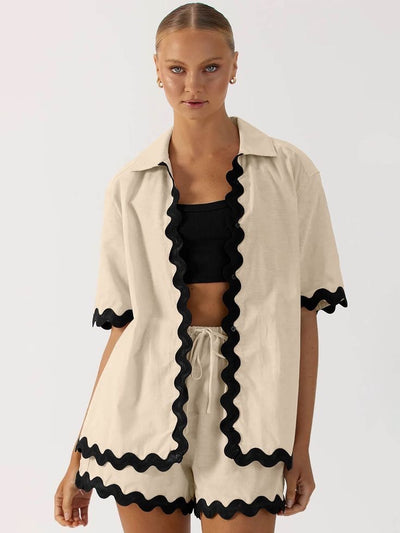 Birdie Coord Set - Cream