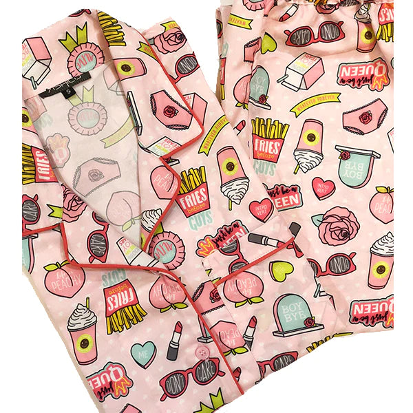 Fries before guys Night Suit Set