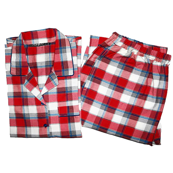Checkered Night Suit Set