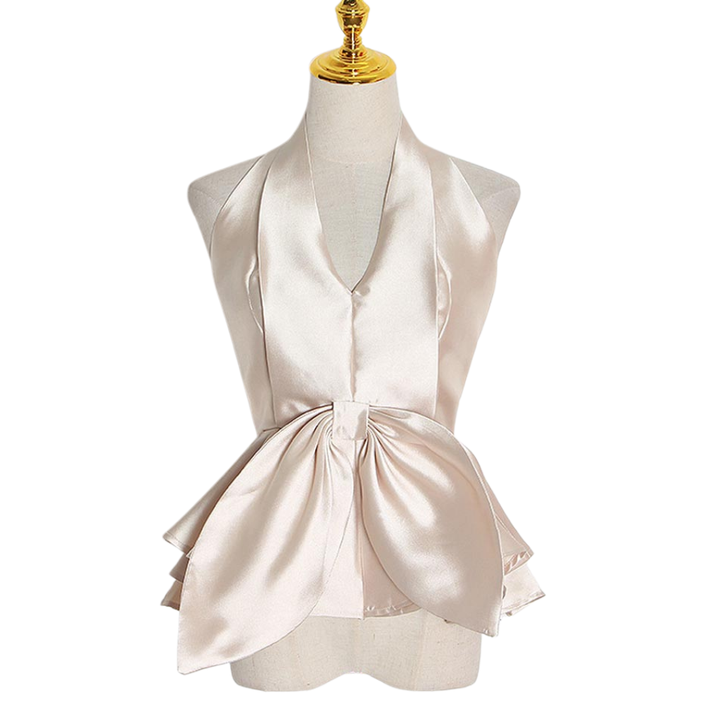 Champagne Halter Neck Top