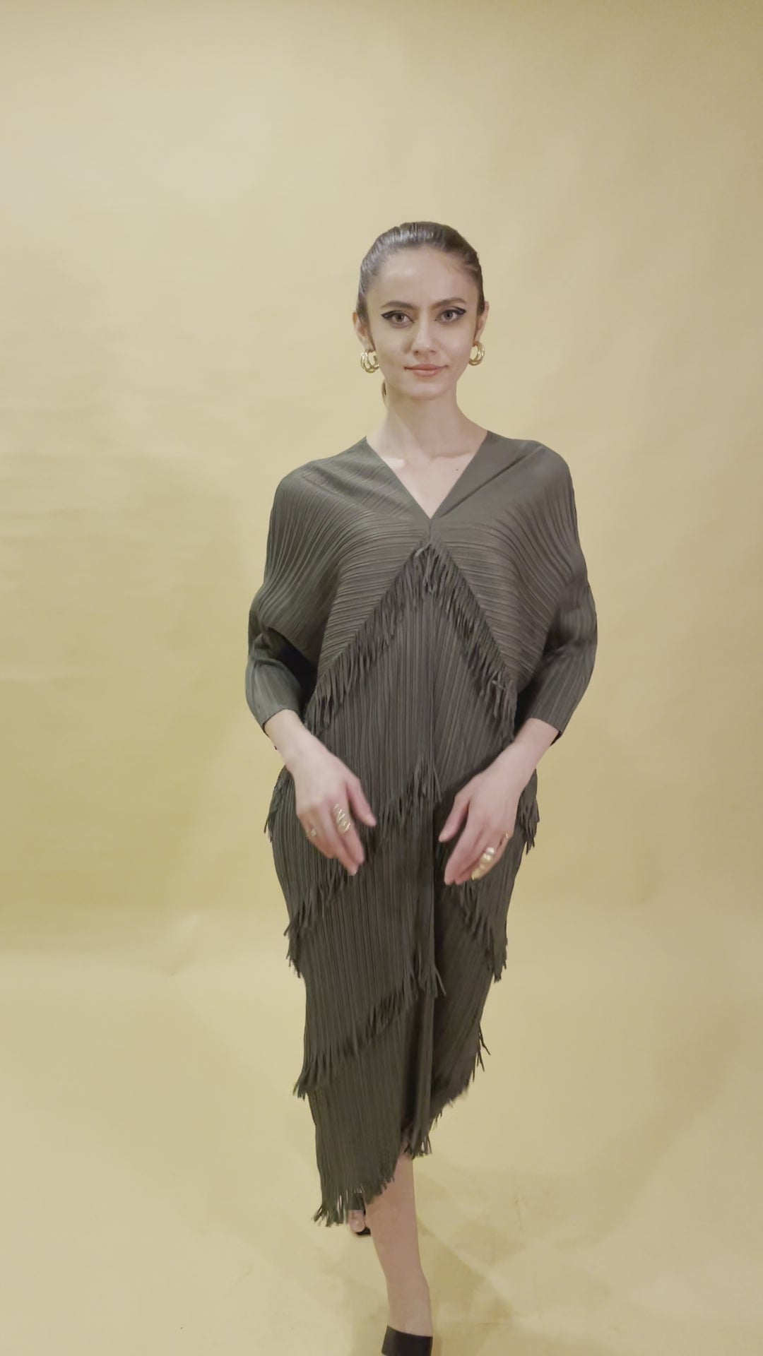 Kimono Fringe Dress