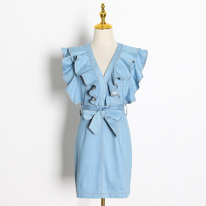 Light Blue Denim Dress