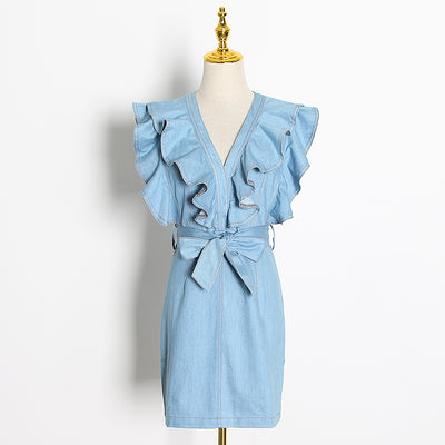 Light Blue Denim Dress