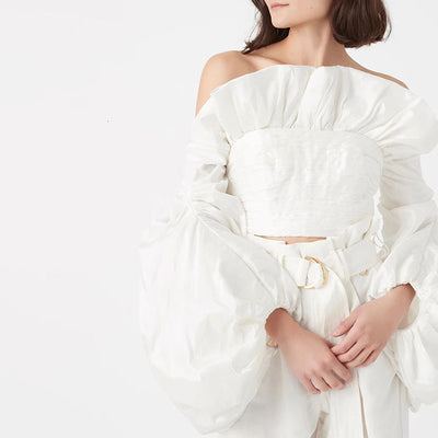 Ruched Crop Top
