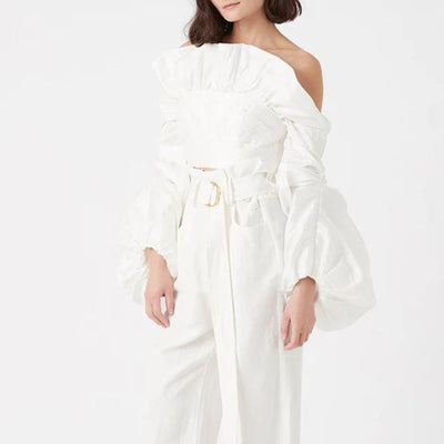 Ruched Crop Top