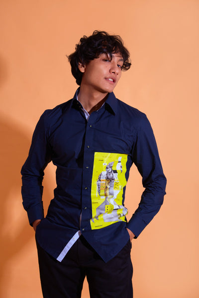 Blue & Yellow - XS/S/XXL