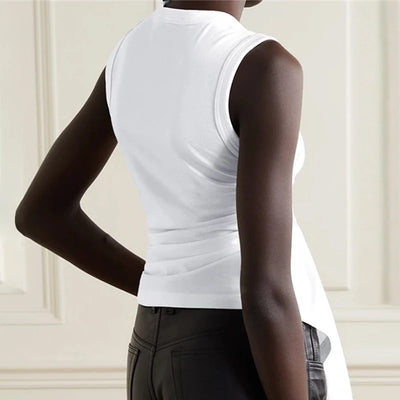 Side draped top